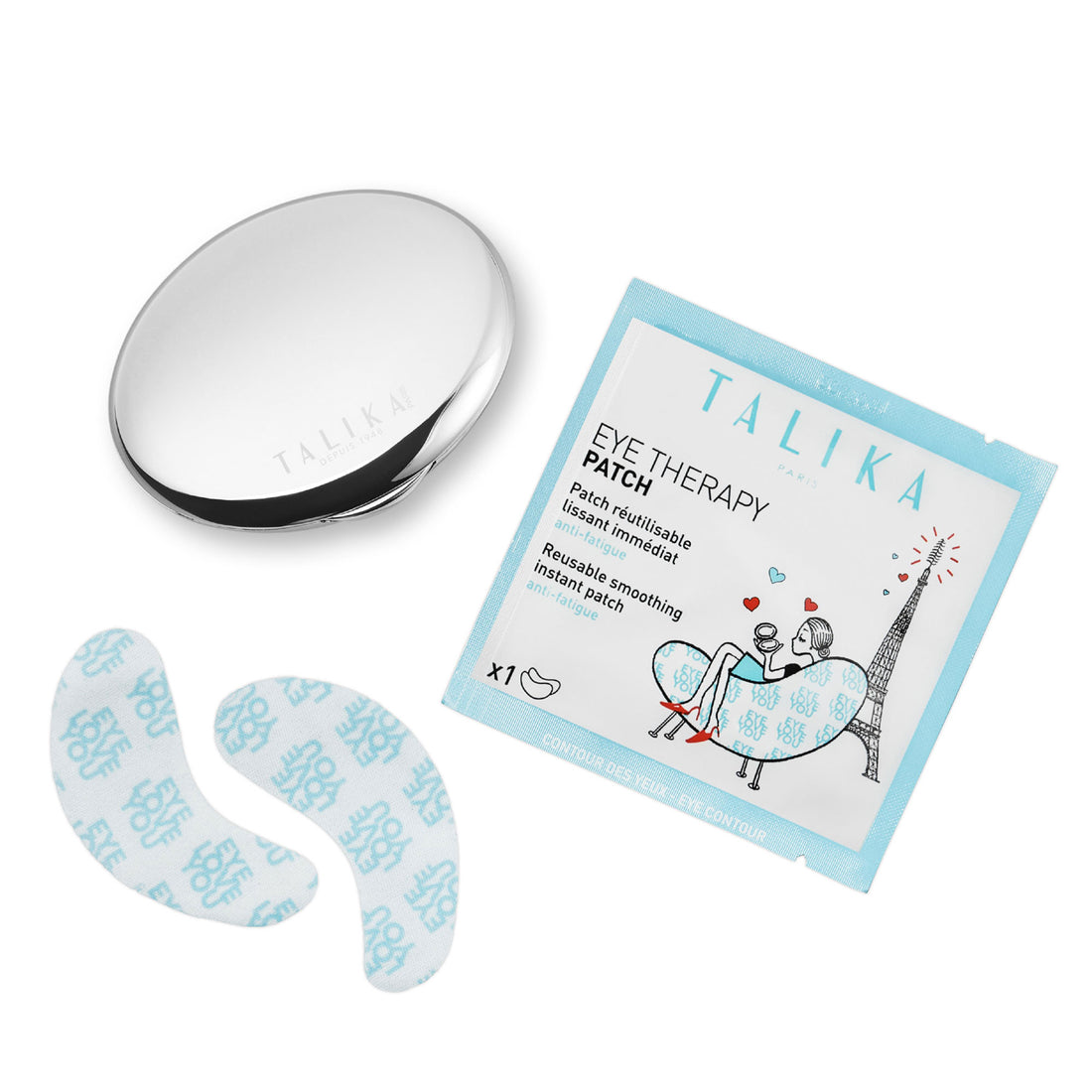 Talika Reusable Eye Therapy Patches (6 pairs) & Case